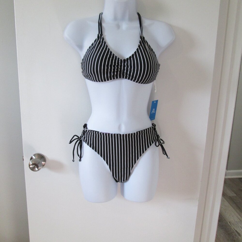 CUPSHE Bikini Set Back Braided Straps with Reversible Bottom Sz S NWT - Picture 6 of 12